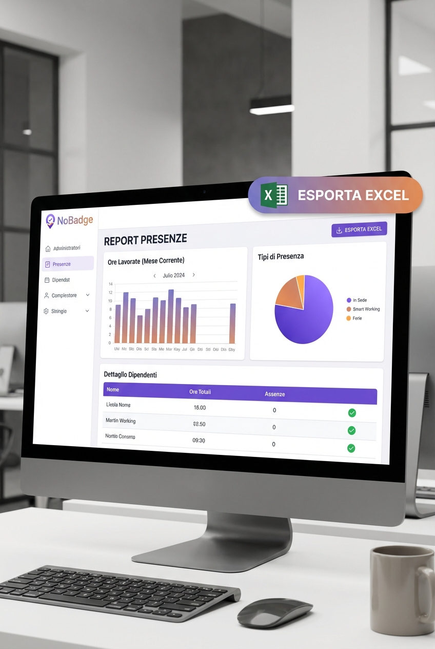 Compatibilità Export Excel NoBadge
